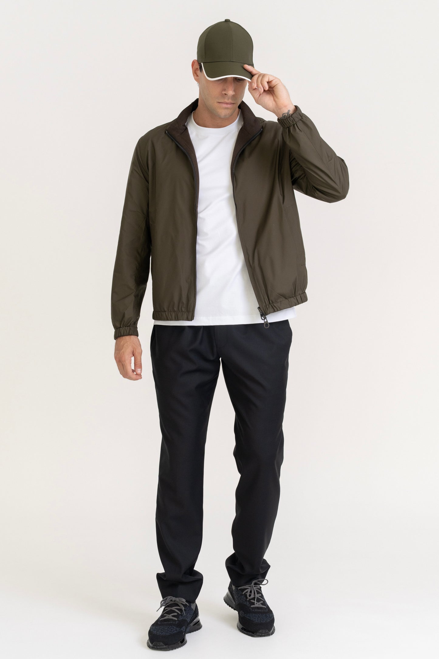 DUO BOMBER JACKET - VERDE