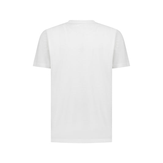 COTTON PIQUÉ T-SHIRT - BLANCO