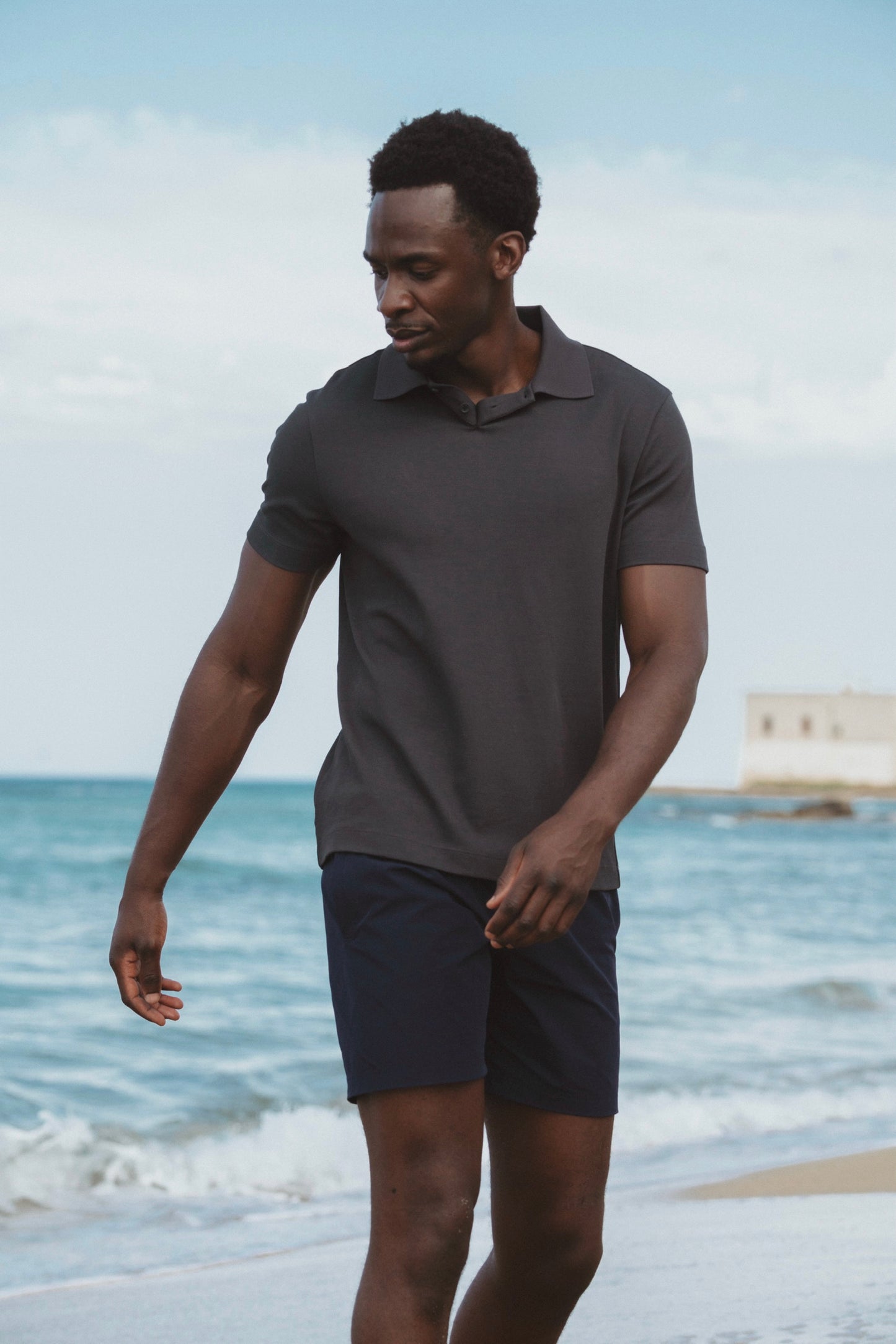 RIVIERA POLO - GRAPHITE