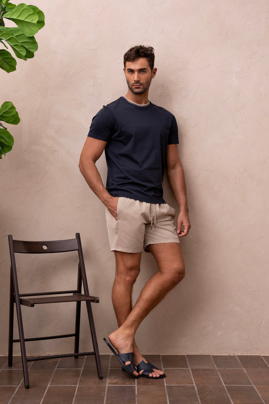 ALHAMBRA T-SHIRT - MARINO