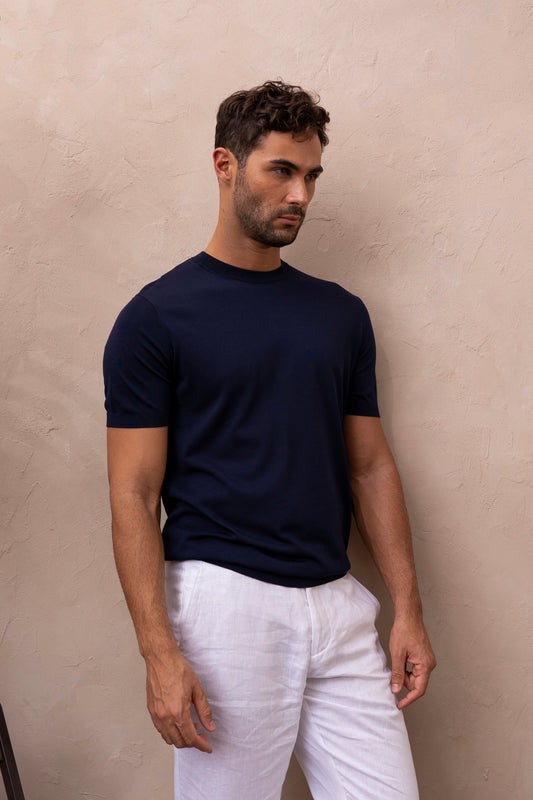 ALCAZAR KNIT T-SHIRT - MAR