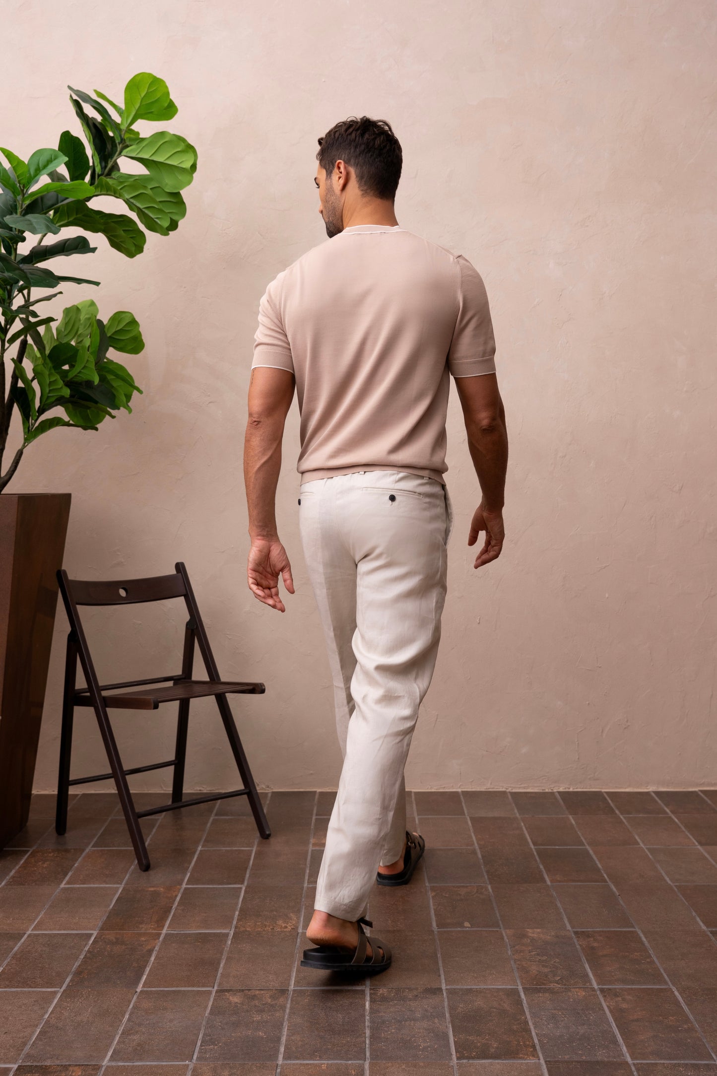 PADRE KNIT T-SHIRT - SABLE