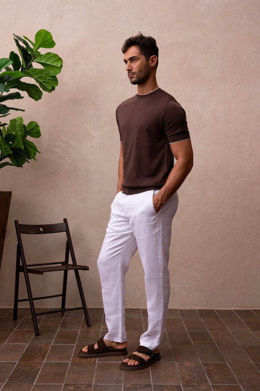 ALCAZAR KNIT T-SHIRT - MORENO