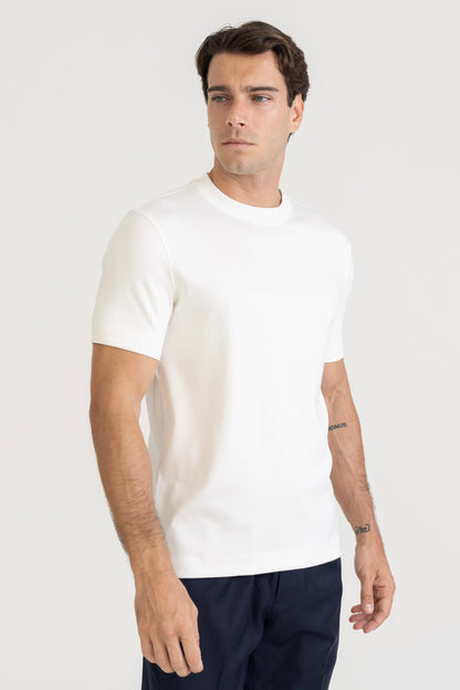 LUXE MODAL T-SHIRT - WHITE