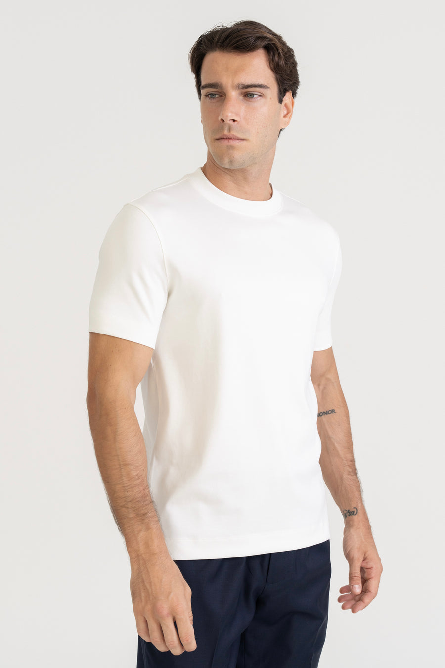 LUXE MODAL T-SHIRT - WHITE