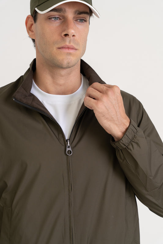 DUO BOMBER JACKET - VERDE