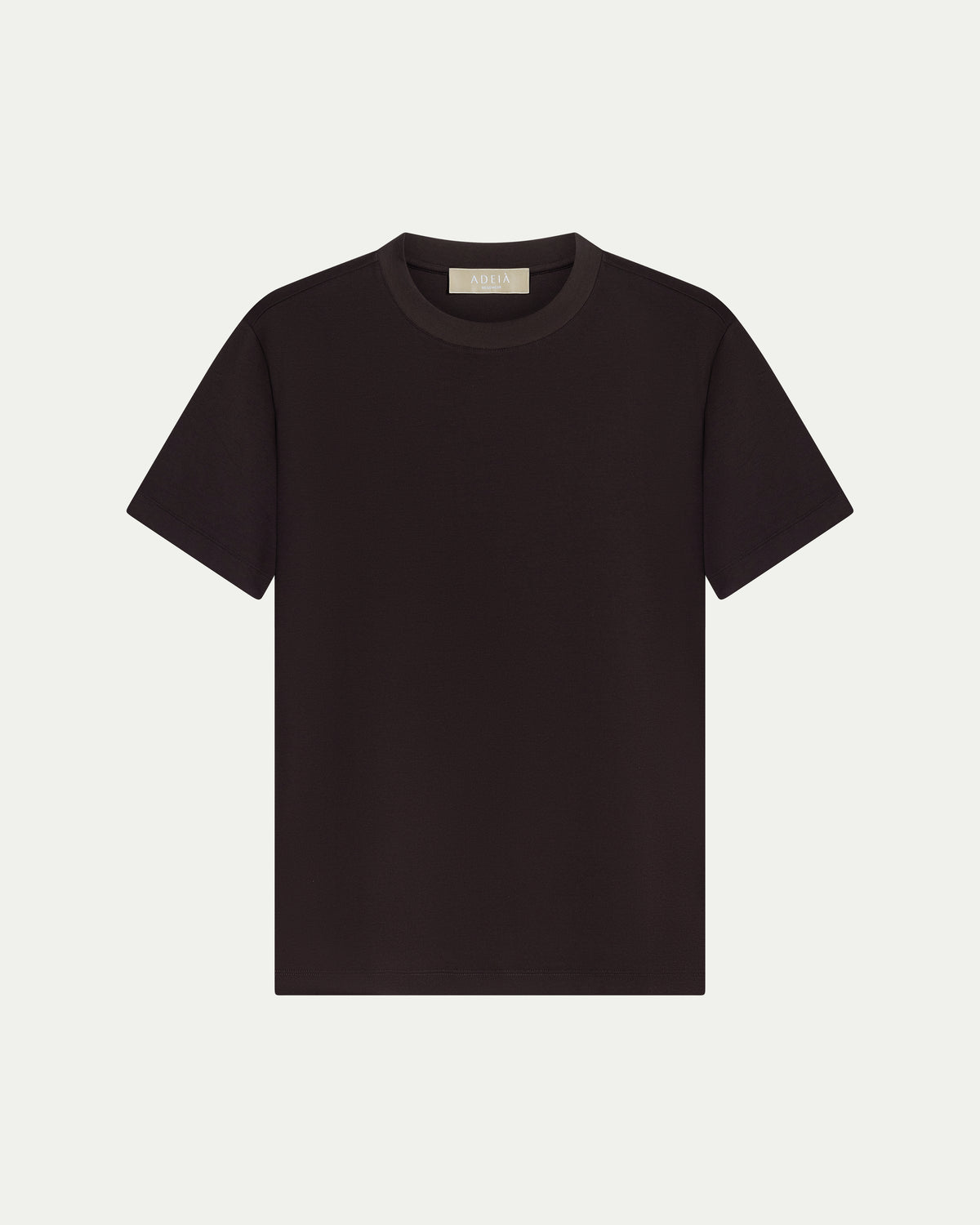 LUXE MODAL T-SHIRT - BROWN