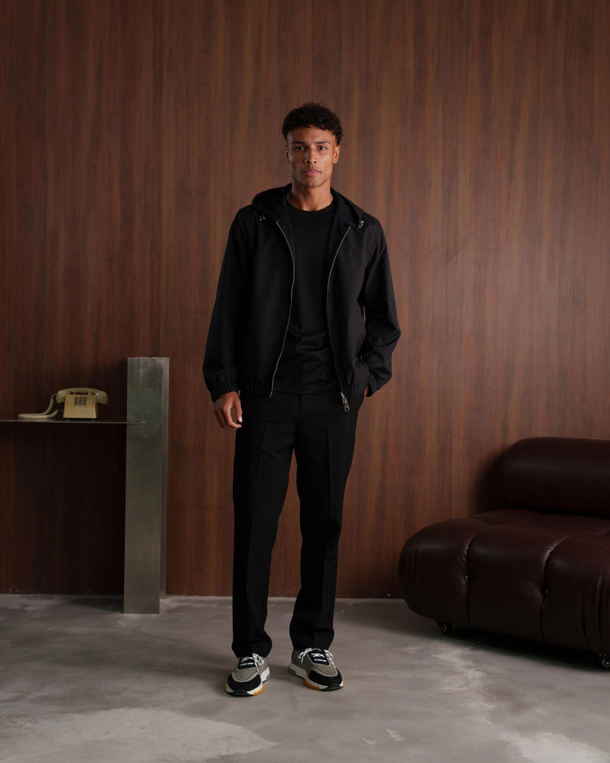 TWIN-TECH HOODED JACKET 2.0 - BLACK