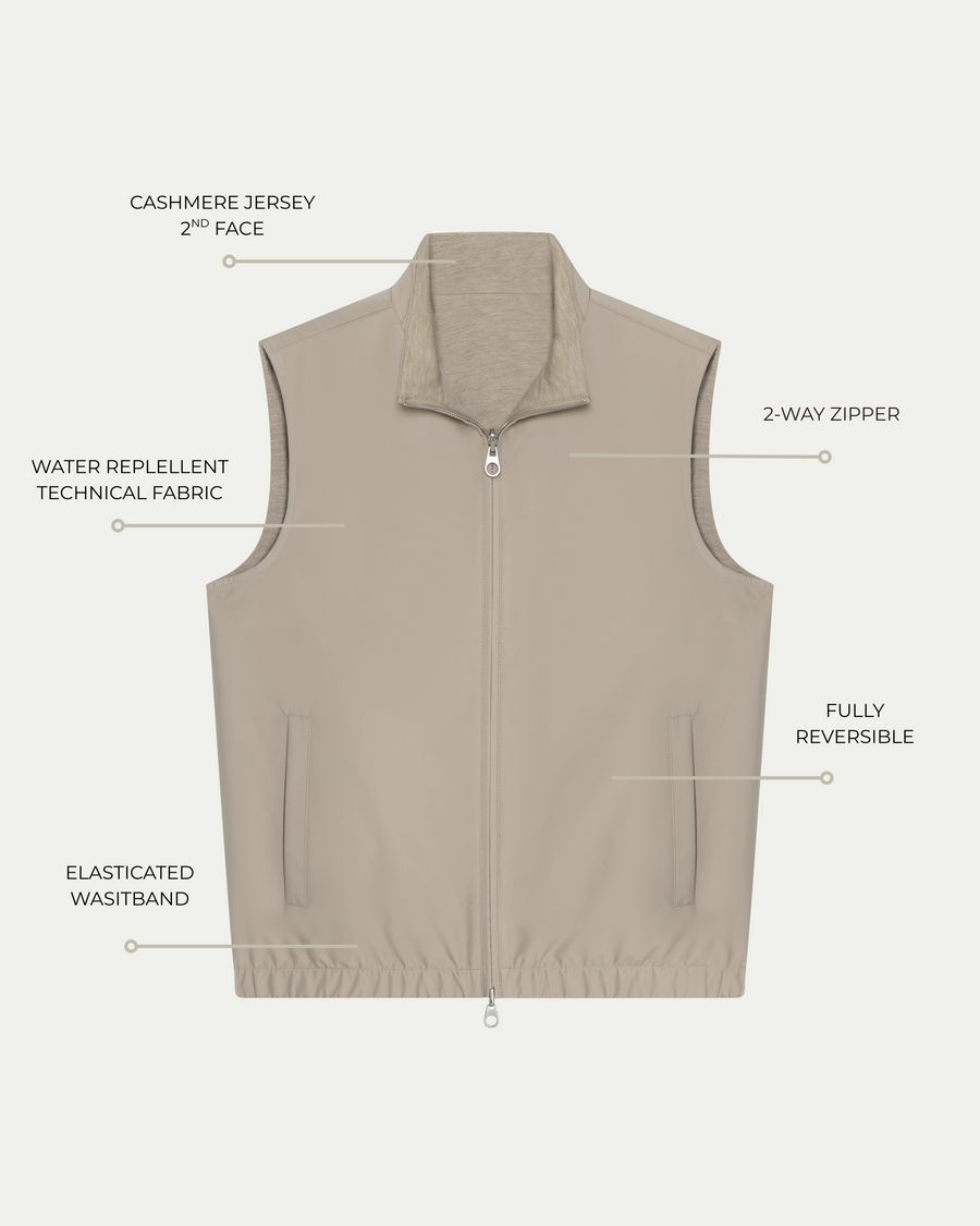 TWIN-TECH GILET 2.0 - BEIGE