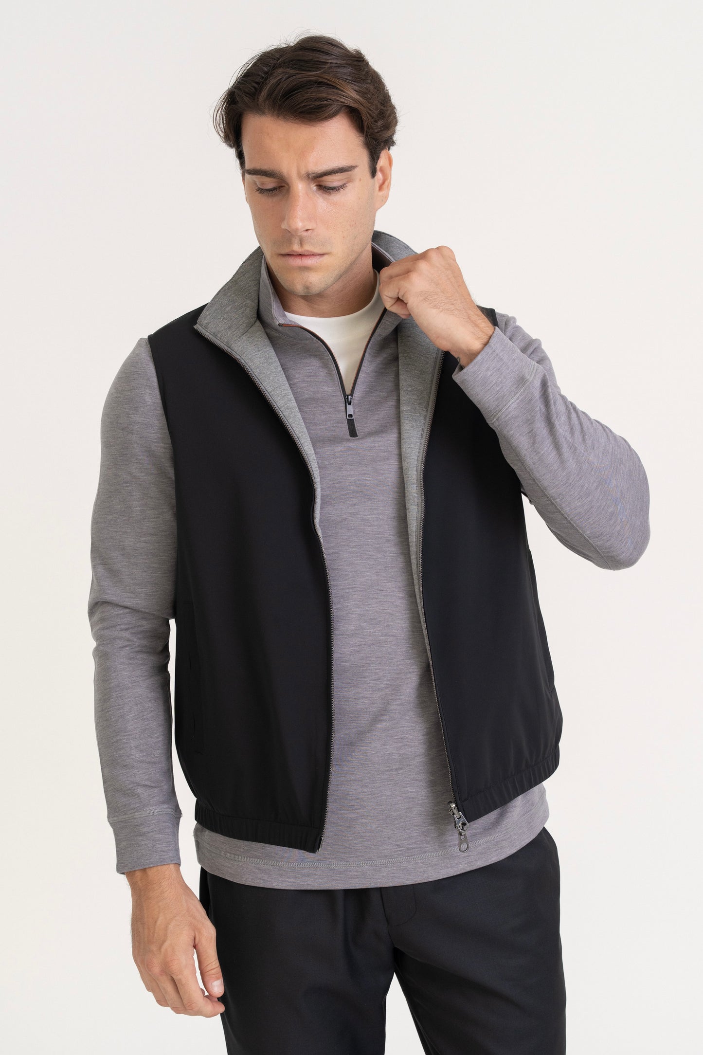 TWIN-TECH GILET - BLACK/GREY