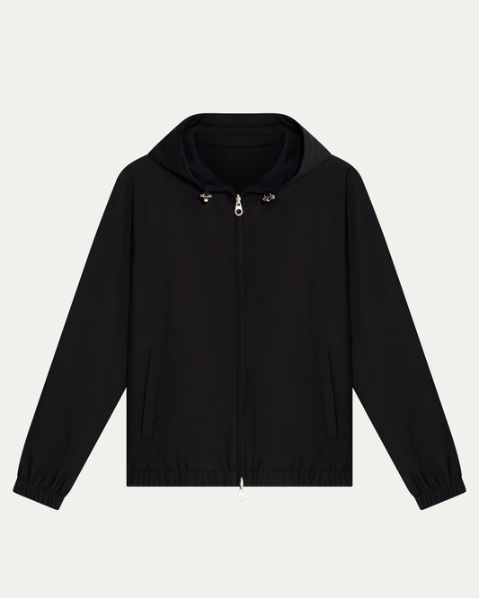 TWIN-TECH HOODED JACKET 2.0 - BLACK