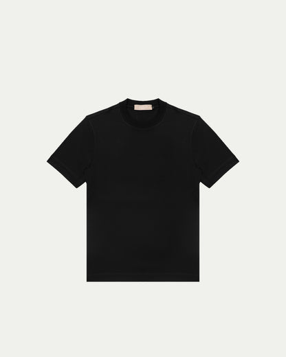 LUXE MODAL T-SHIRT - BLACK