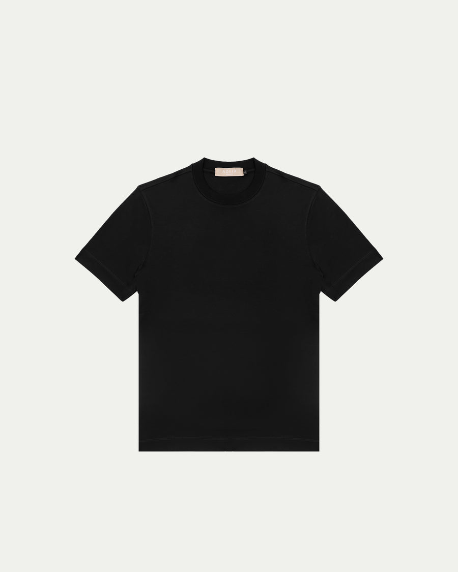 LUXE MODAL T-SHIRT - BLACK