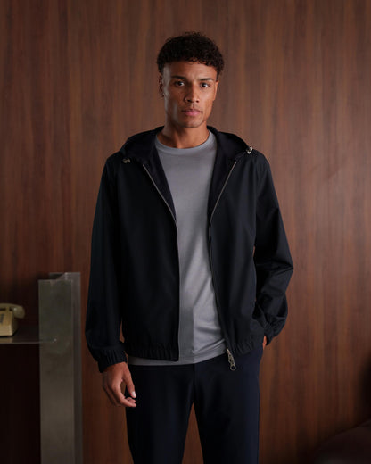 TWIN-TECH HOODED JACKET 2.0 - NAVY