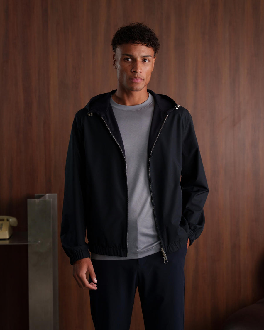 TWIN-TECH HOODED JACKET 2.0 - NAVY
