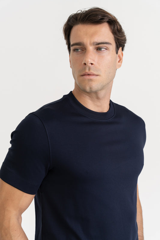 LUXE MODAL T-SHIRT - NAVY