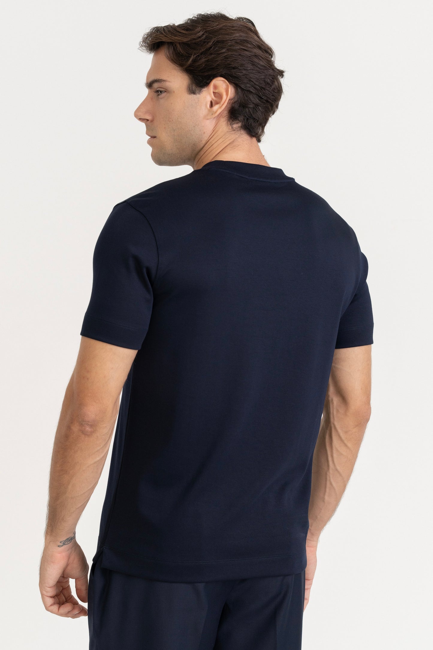 LUXE MODAL T-SHIRT - NAVY