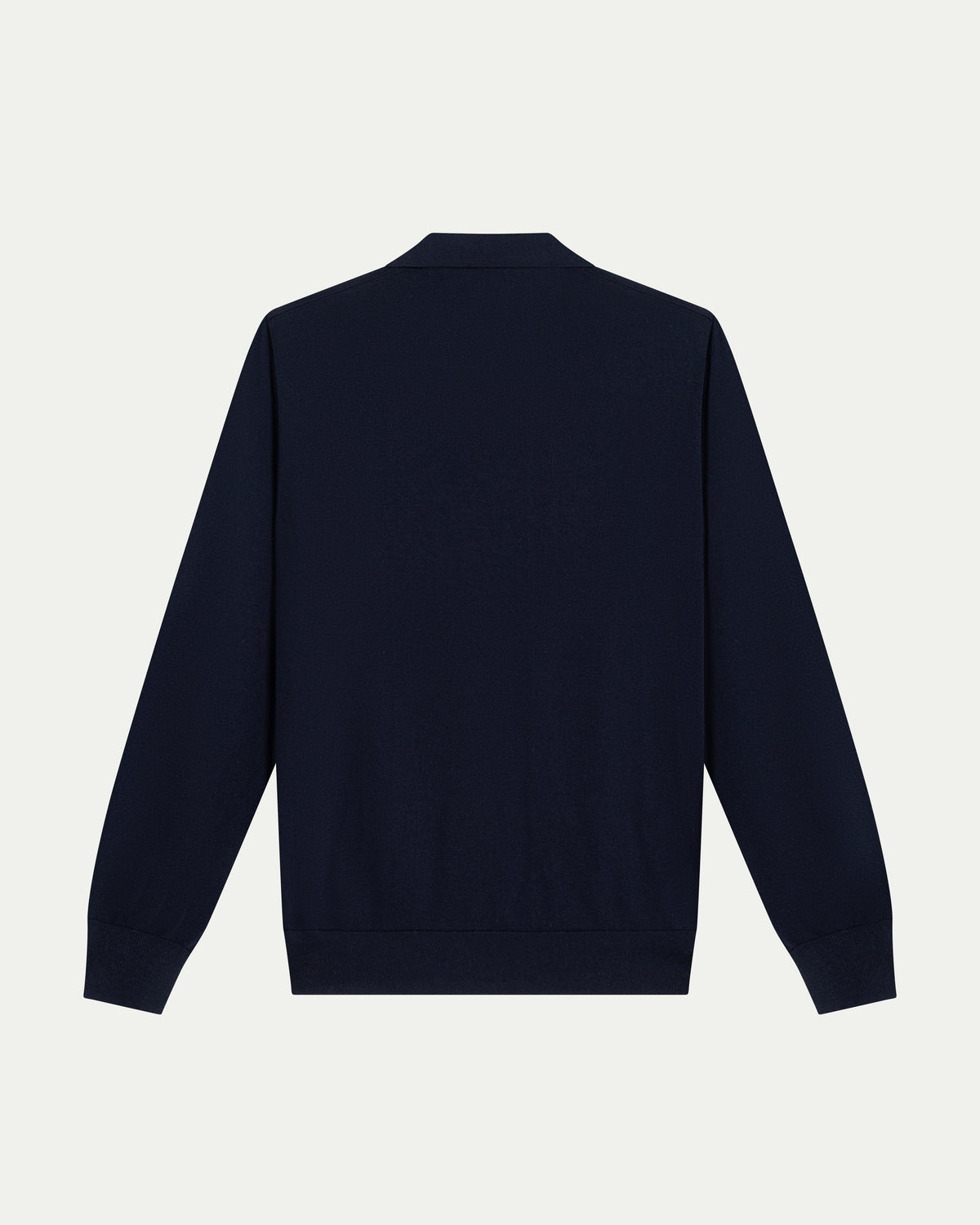 SOMBRA LONG SLEEVE POLO - NAVY