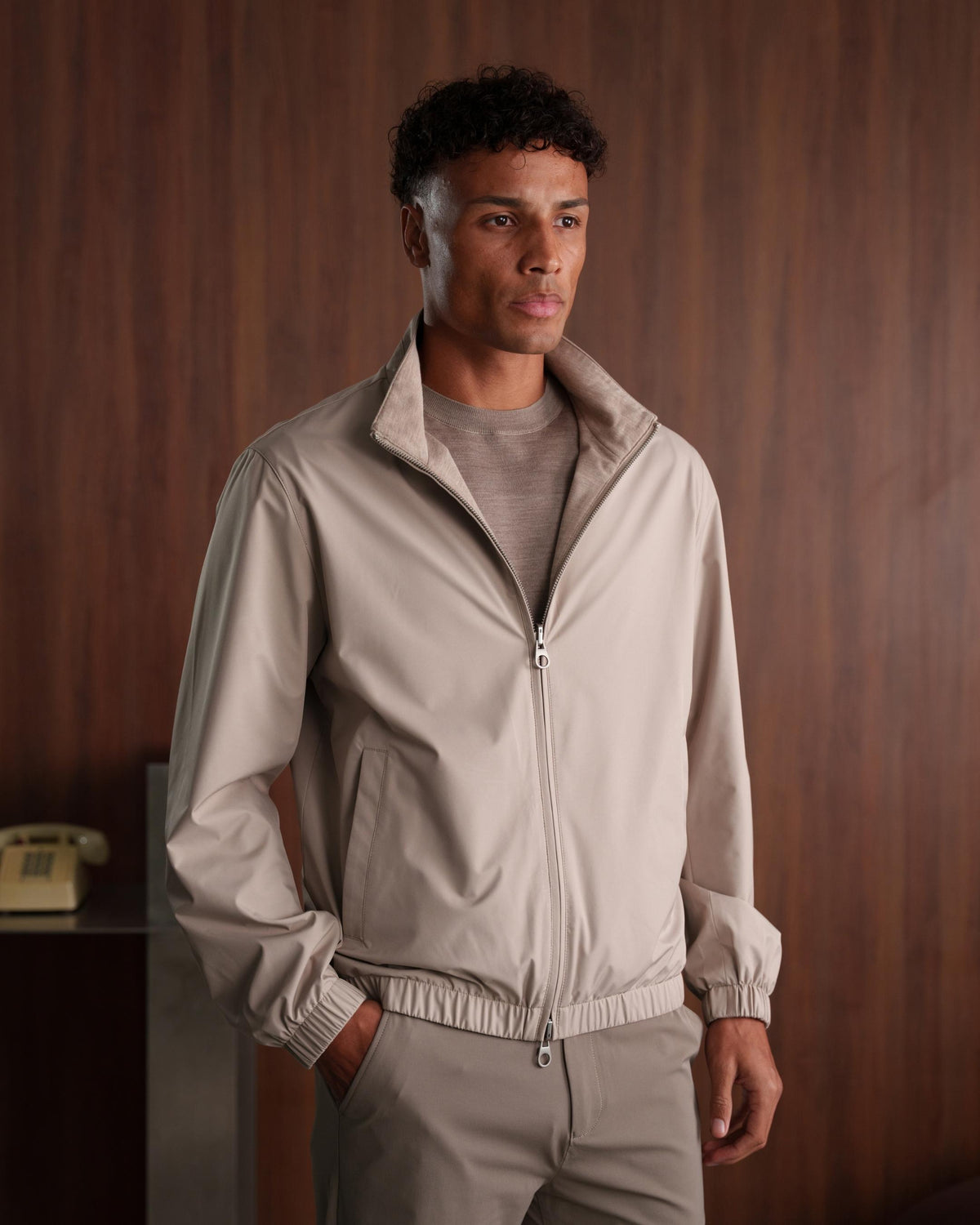 TWIN-TECH BOMBER JACKET 2.0 - BEIGE