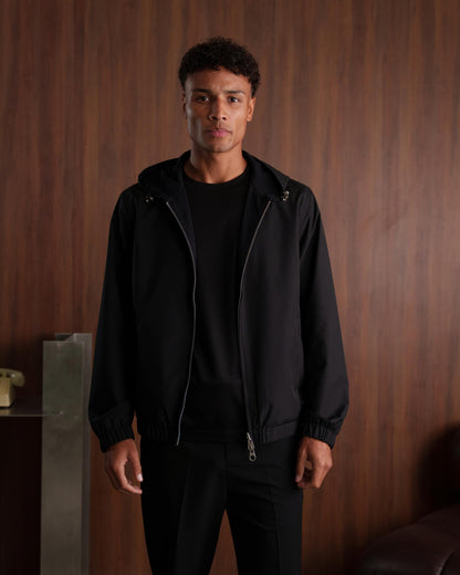 TWIN-TECH HOODED JACKET 2.0 - BLACK