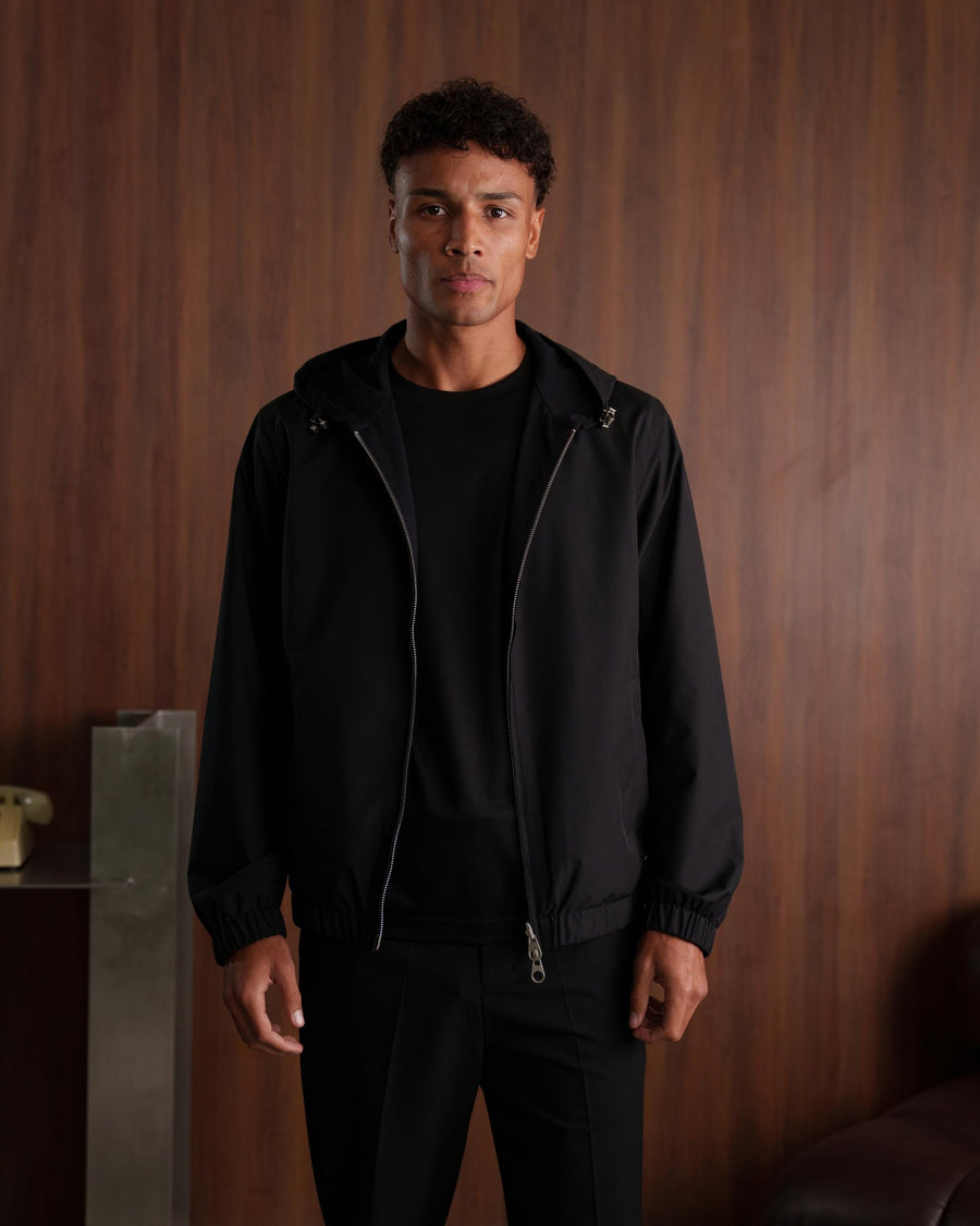 TWIN-TECH HOODED JACKET 2.0 - BLACK