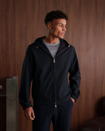 TWIN-TECH HOODED JACKET 2.0 - NAVY