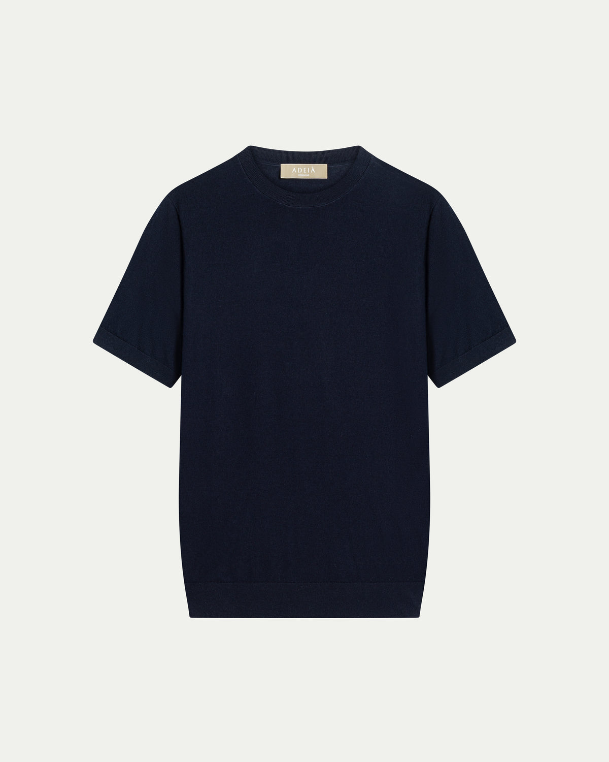MERINO WOOL T-SHIRT - NAVY