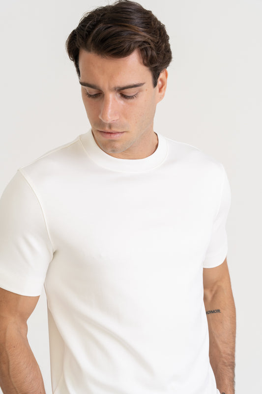 LUXE MODAL T-SHIRT - WHITE