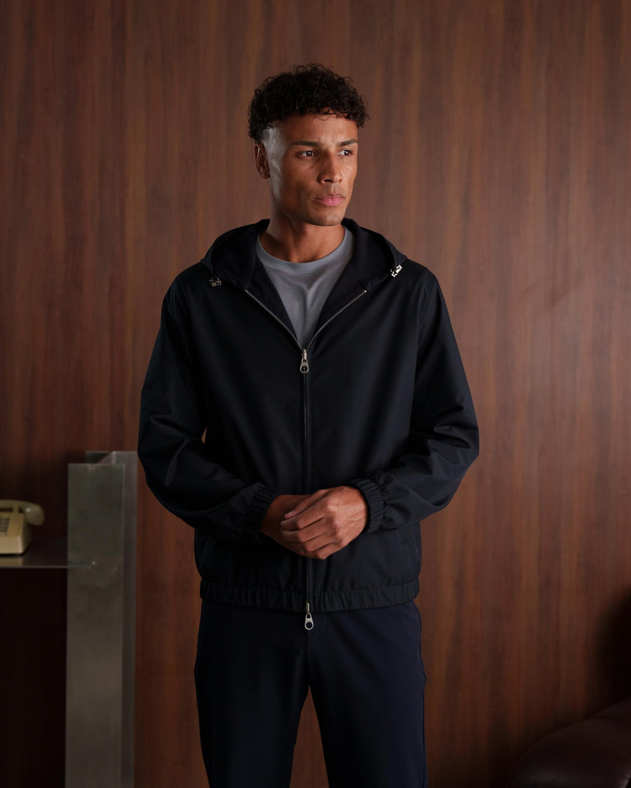TWIN-TECH HOODED JACKET 2.0 - NAVY