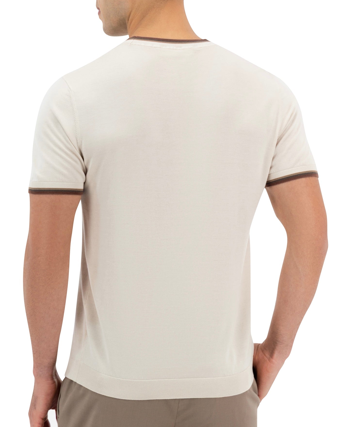 FRONTERA KNIT T-SHIRT - CREMA