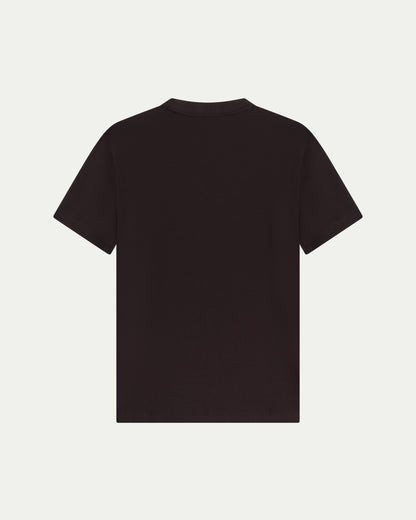 LUXE MODAL T-SHIRT - BROWN