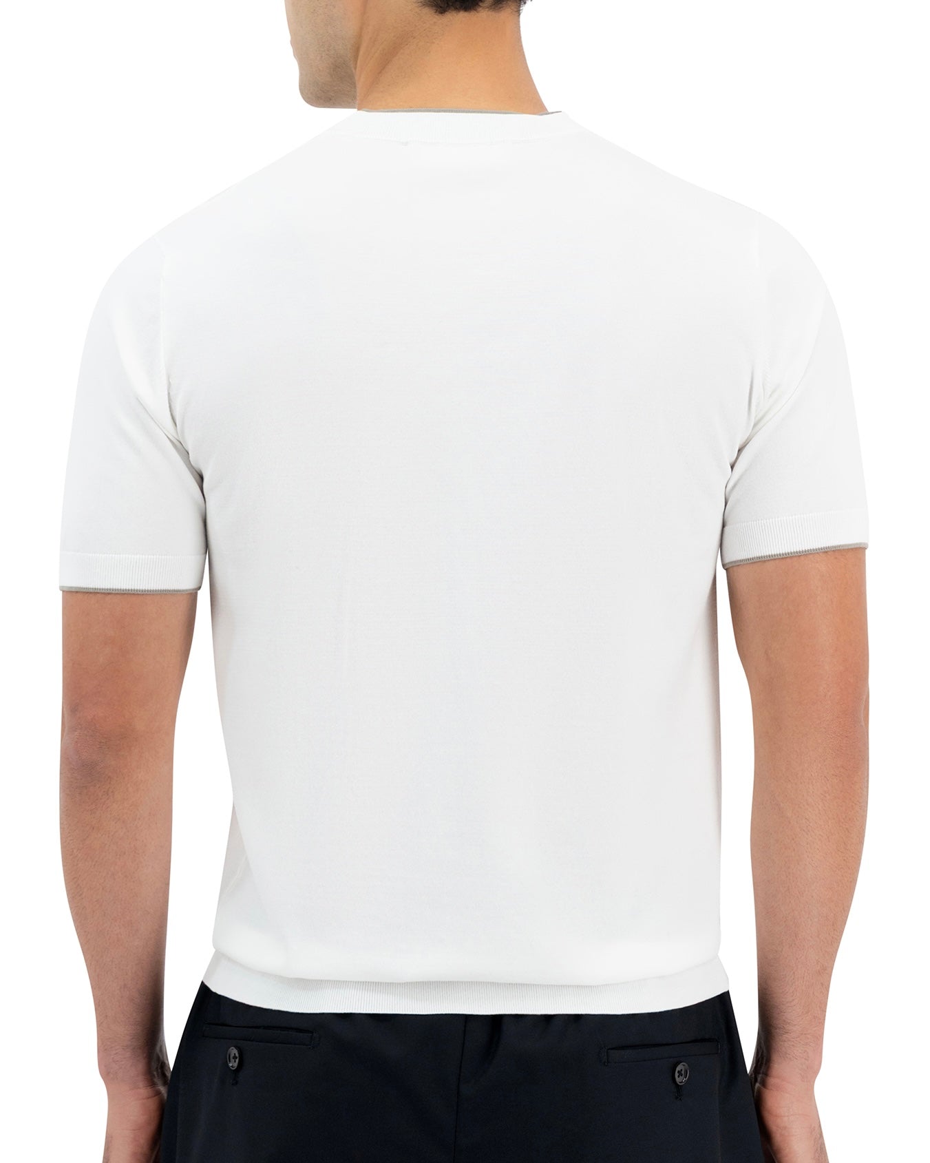 LINEA KNIT T-SHIRT - WHITE