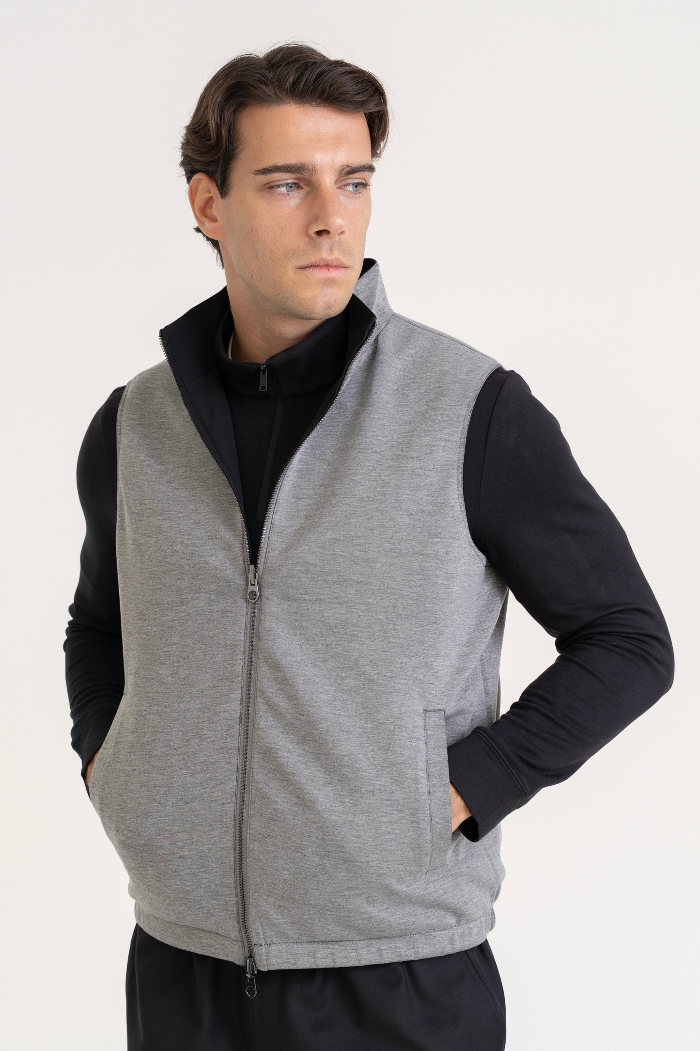 TWIN-TECH GILET - BLACK/GREY