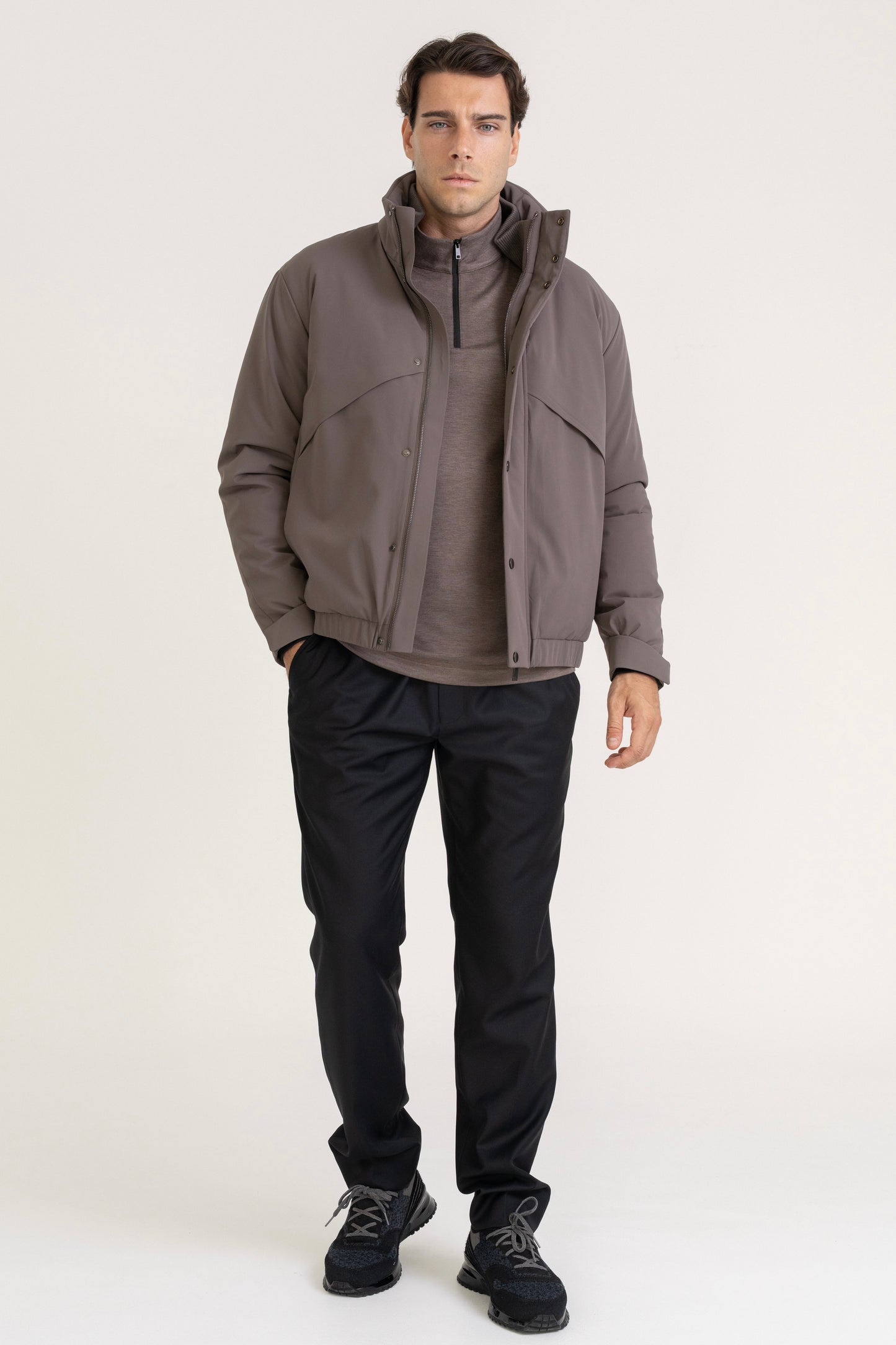 CAZADOR COAT - TAUPE