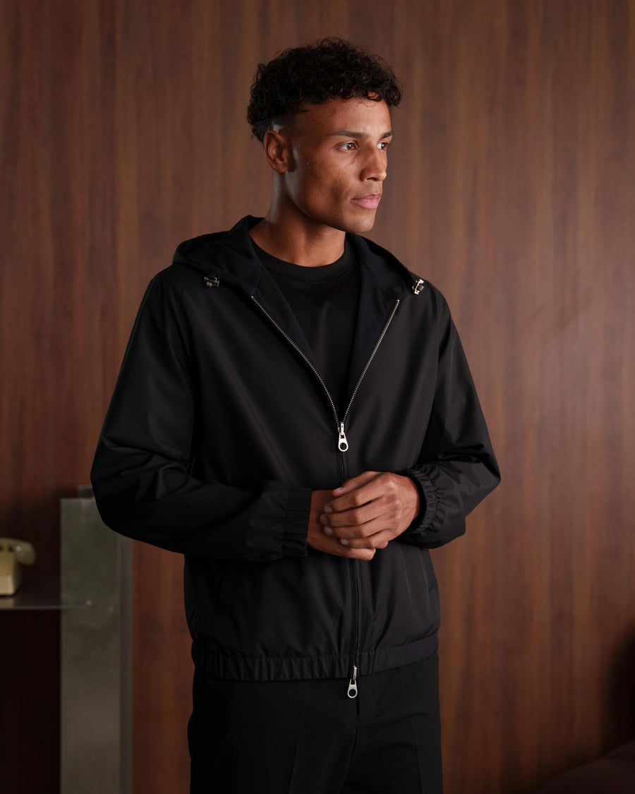 TWIN-TECH HOODED JACKET 2.0 - BLACK