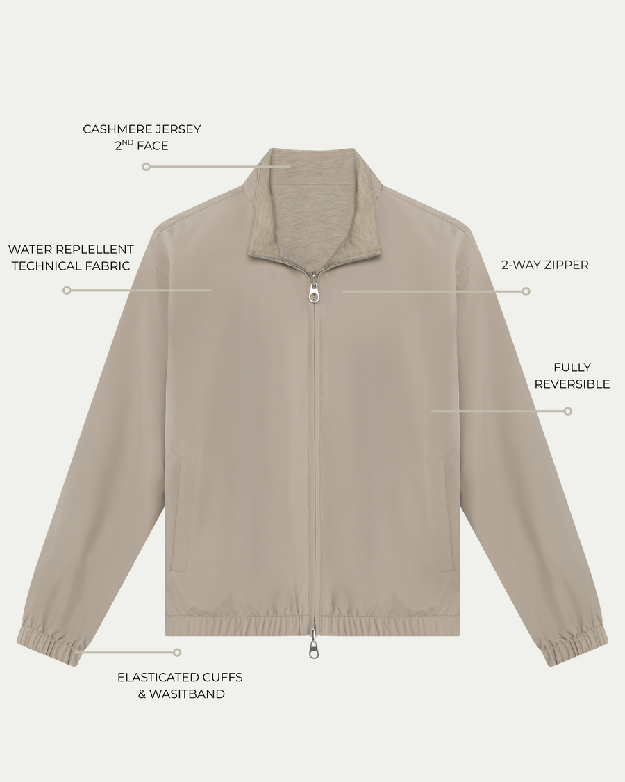 TWIN-TECH BOMBER JACKET 2.0 - BEIGE