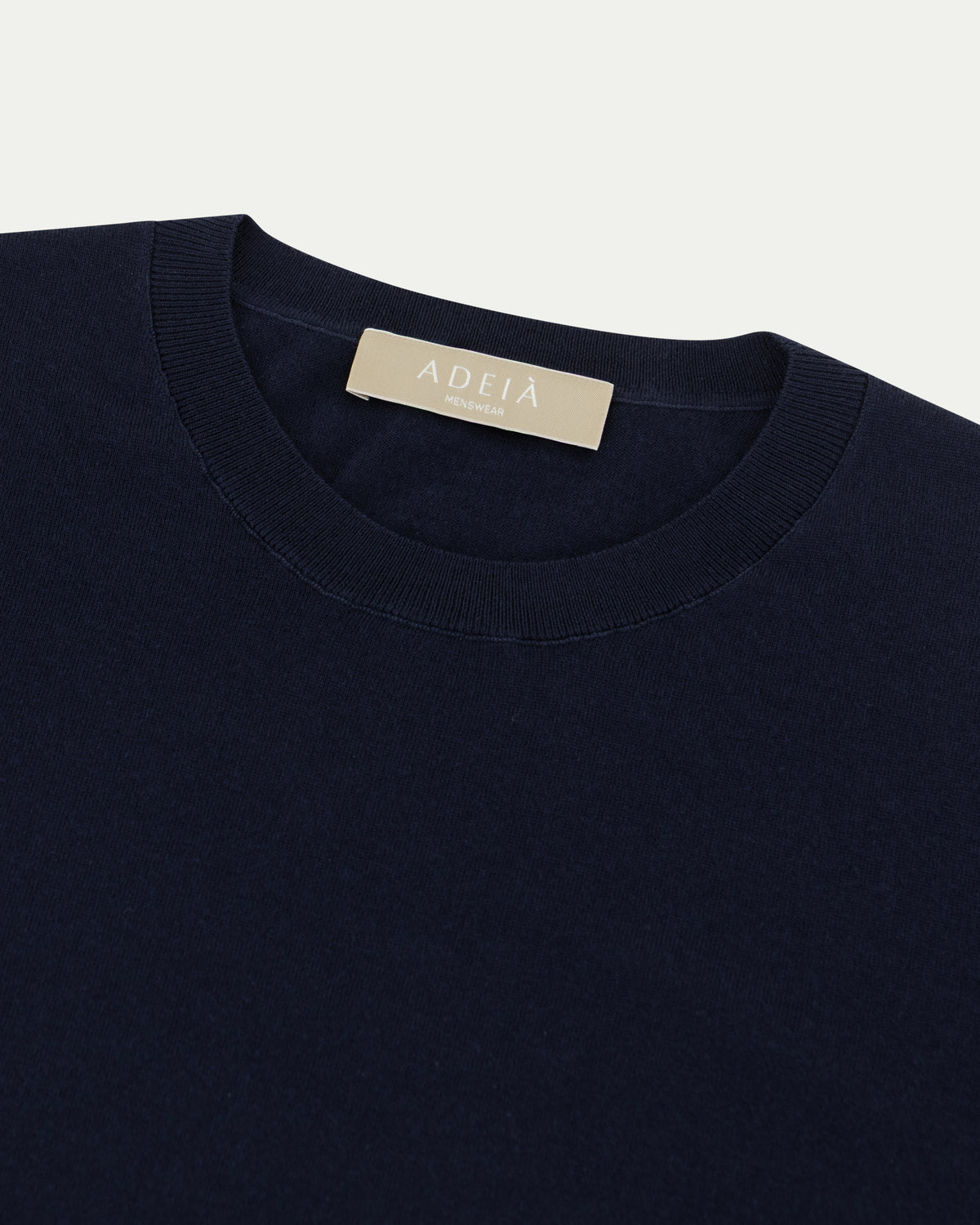 MERINO WOOL T-SHIRT - NAVY