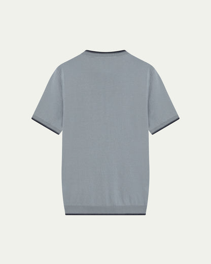 FRONTERA KNIT T-SHIRT - CIELO