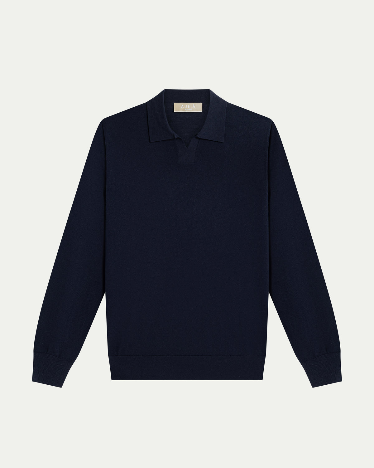 SOMBRA LONG SLEEVE POLO - NAVY