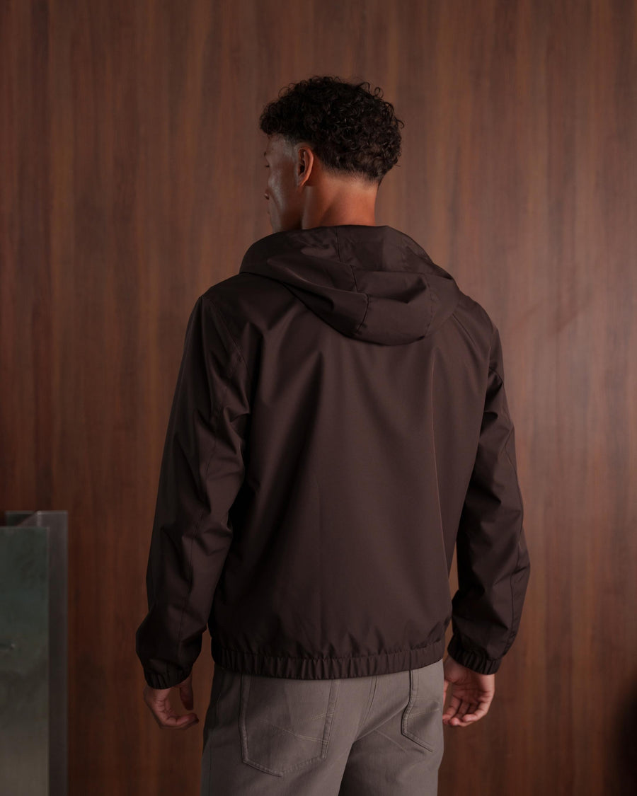 TWIN-TECH HOODED JACKET 2.0 - ESPRESSO
