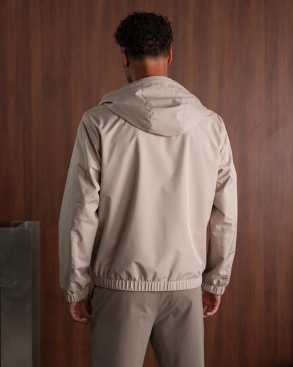 TWIN-TECH HOODED JACKET 2.0 - BEIGE