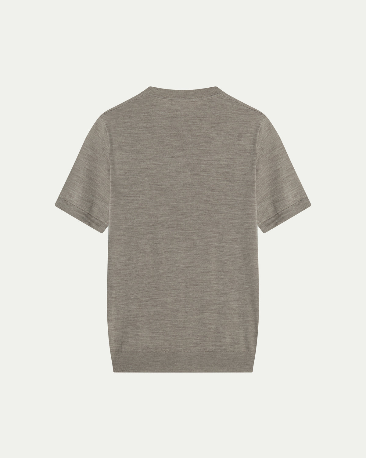 MERINO WOOL T-SHIRT - BEIGE