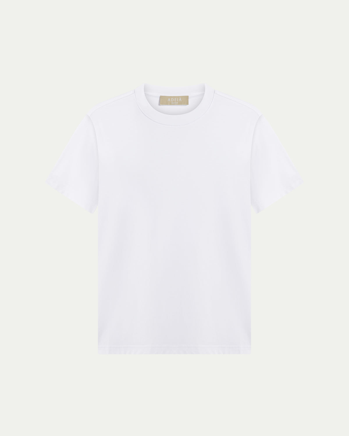 LUXE-MERCERISED T-SHIRT - WHITE