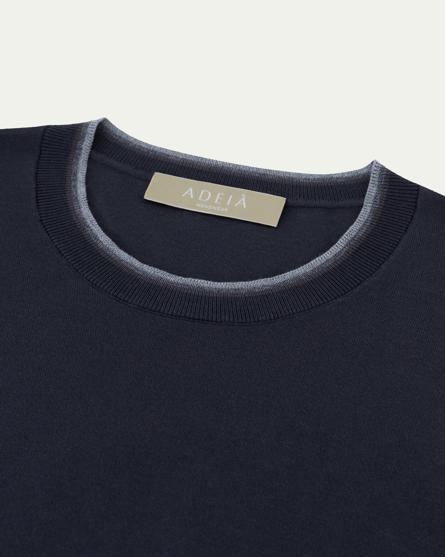 FRONTERA KNIT T-SHIRT - MARINO