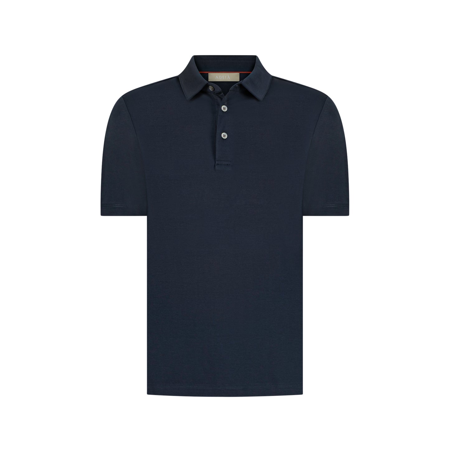 MERCERISED COTTON POLO - MARINO