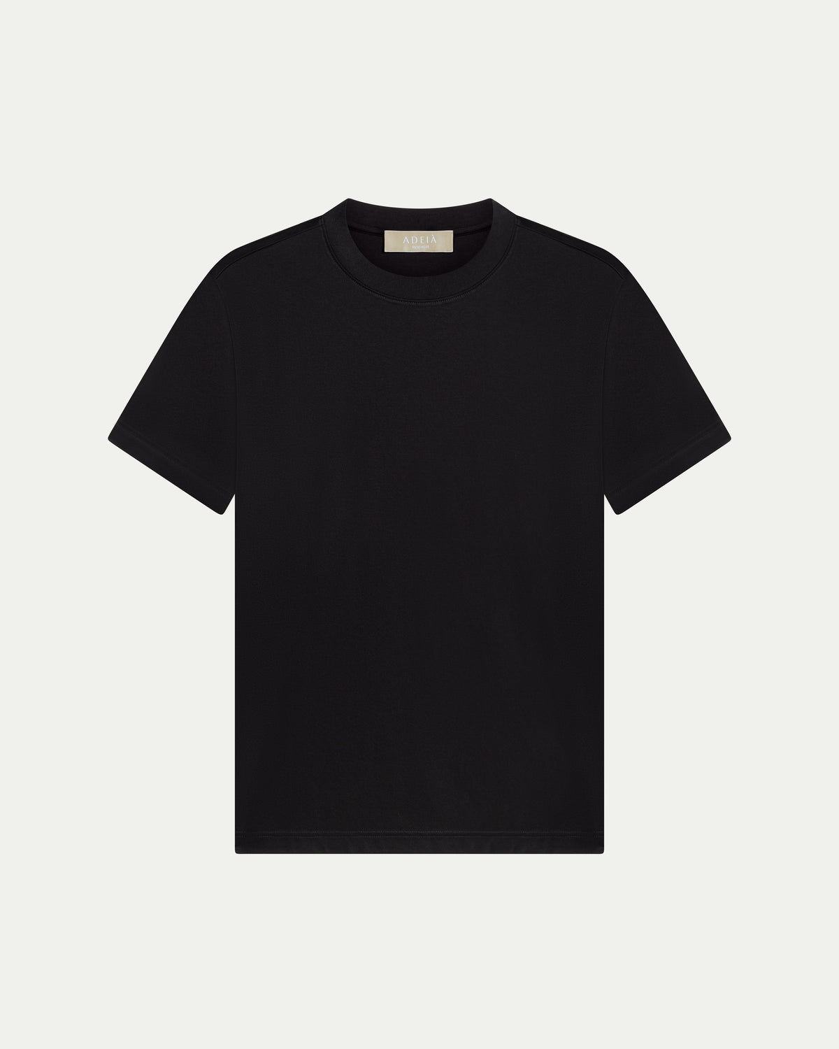 LUXE-MERCERISED T-SHIRT - BLACK