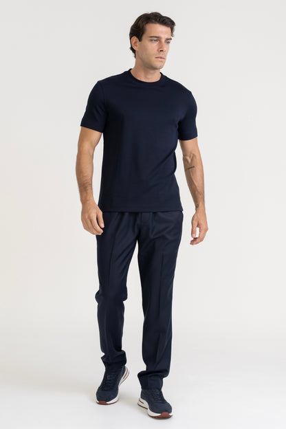 LUXE MODAL T-SHIRT - NAVY