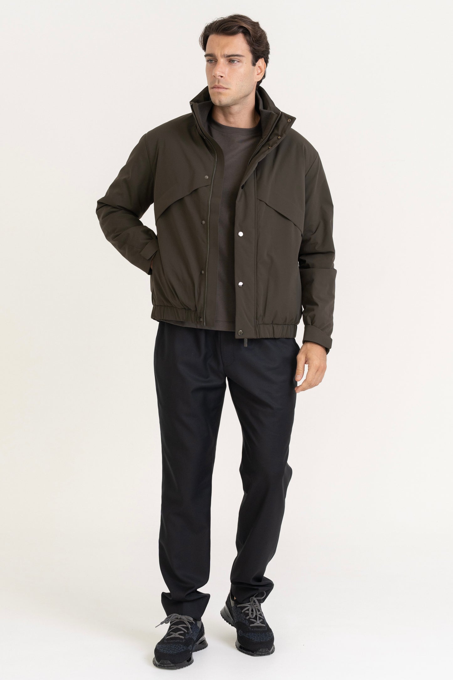 CAZADOR COAT - DARK OLIVE