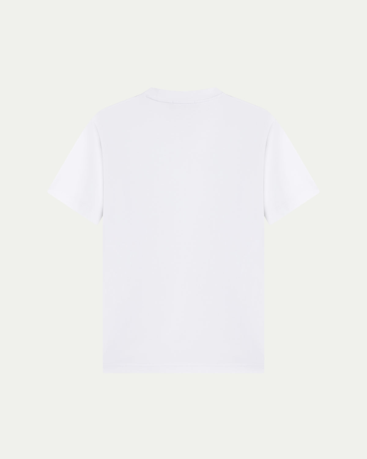 LUXE-MERCERISED T-SHIRT - WHITE