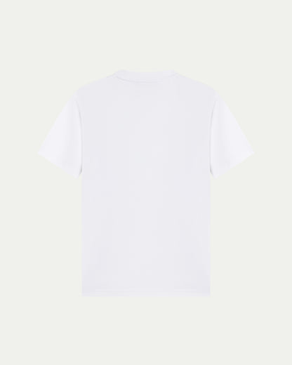 LUXE-MERCERISED T-SHIRT - WHITE